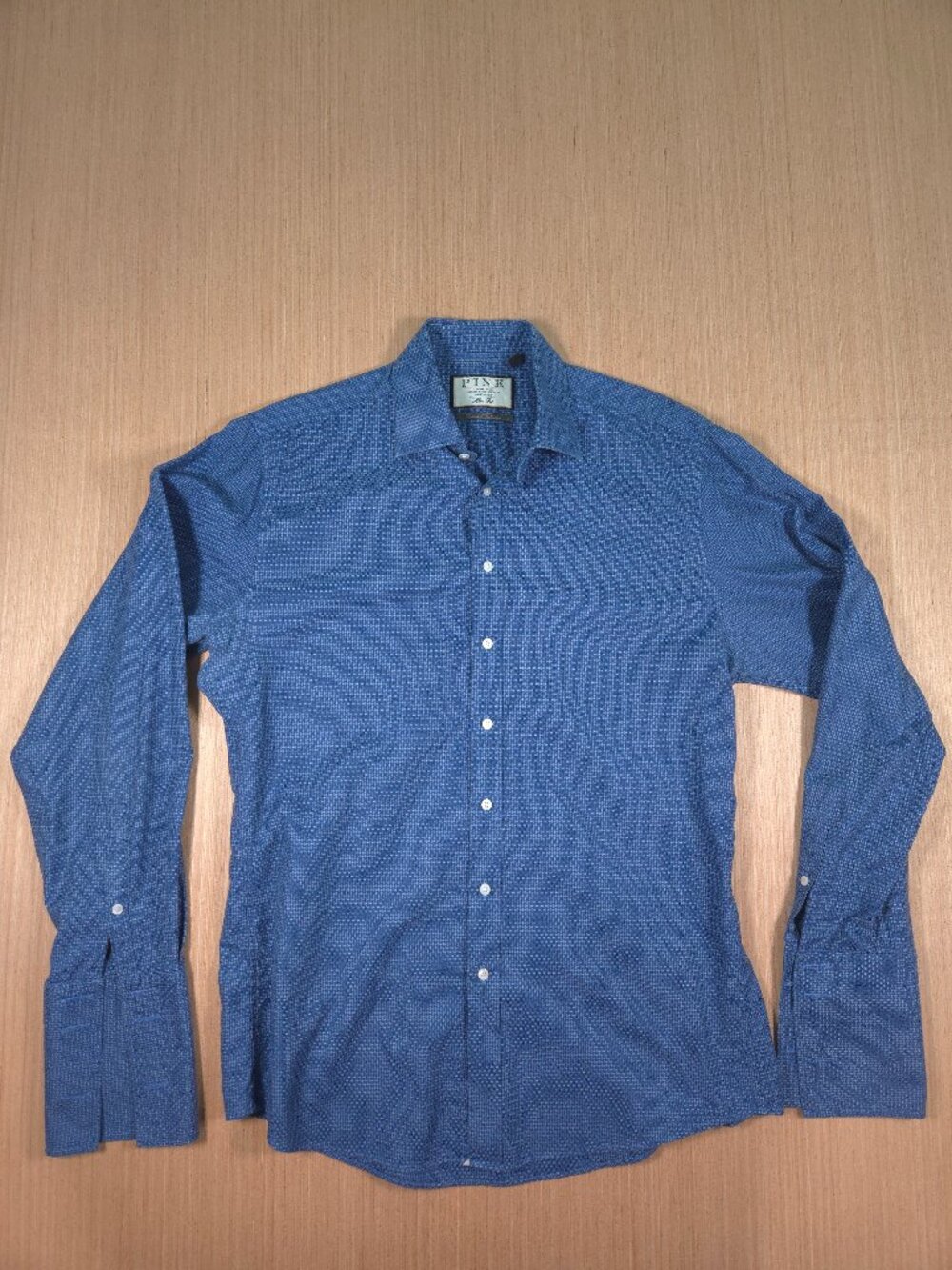 Thomas Pink Men’s Blue Dress Shirt Size 41/16